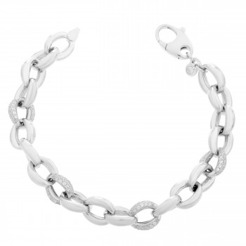 Orphelia® Women's Sterling Silver Bracelet - Silver ZA-7175