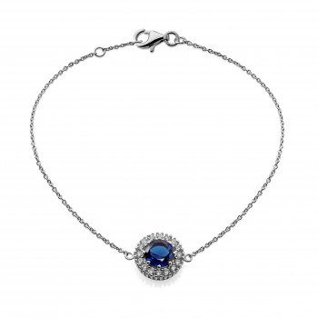 Orphelia® 'Kaia' Women's Sterling Silver Bracelet - Silver ZA-7477/SA