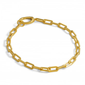 Orphelia® 'Bloom' Women's Sterling Silver Bracelet - Gold ZA-7544/G #1