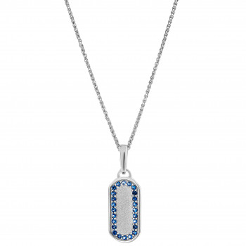 Orphelia® 'Malaga' Women's Sterling Silver Pendant with Chain - Silver ZH-7573