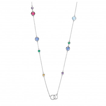 Orphelia® 'Eloise' Women's Sterling Silver Necklace - Silver ZK-7409