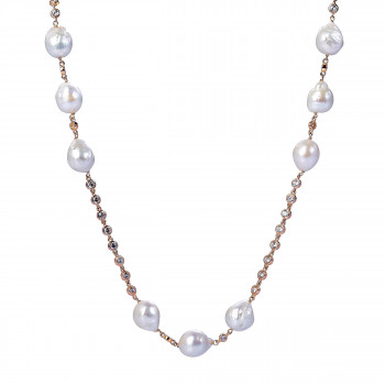 Orphelia Women's Silver Necklace ZK-7462 #1
