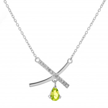 Orphelia® 'Charlotte' Women's Sterling Silver Necklace - Silver ZK-7580/P