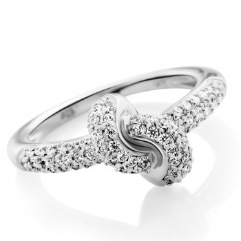 Orphelia® 'Palma' Women's Sterling Silver Ring - Silver ZR-7569