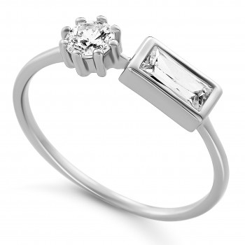 Orphelia® 'Madelyn' Women's Sterling Silver Ring - Silver ZR-7583