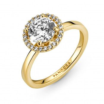 Pandora® Women's Gold Plated Metal Ring - Gold 161234C01