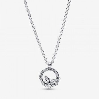 Pandora® 'Herbarium Cluster' Women's Sterling Silver Chain with Pendant - Silver 392620C01-45