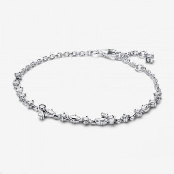 Pandora® 'Herbarium Cluster' Women's Sterling Silver Bracelet - Silver 592631C01-20