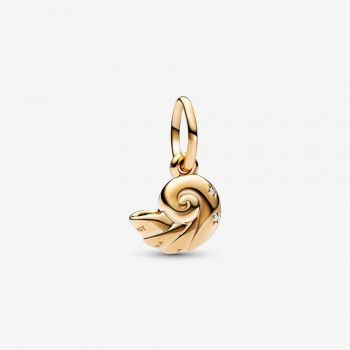 Pandora® 'Disney The Little Mermaid' Women's Gold Plated Metal Charm - Gold 762685C01