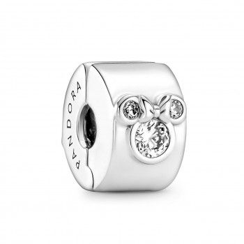 Pandora® 'Disney Mickey Mouse & Minnie Mouse' Women's Sterling Silver Charm - Silver 790111C01