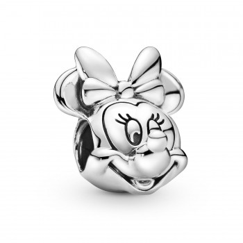 Pandora® Disney x Pandora 'Disney Mickey Mouse & Minnie Mouse' Women's Sterling Silver Charm - Silver 791587