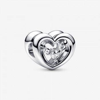 Pandora® 'Radiant Heart' Women's Sterling Silver Charm - Silver 792493C01