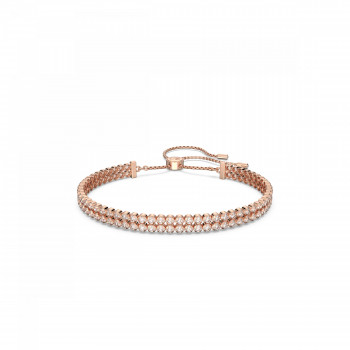 Swarovski® 'Subtle' Women's Gold Plated Metal Bracelet - Rose 5224182