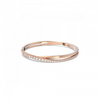 Swarovski® 'Twist' Women's Gold Plated Metal Bracelet - Rose 5620552