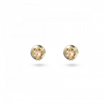 Swarovski® 'Stilla' Women's Gold Plated Metal Stud Earrings - Gold 5639116