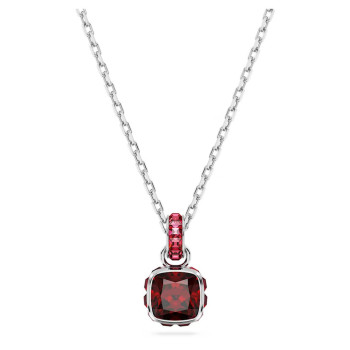 Swarovski® 'Birthstone' Women's Base Metal Necklace - Silver 5651709