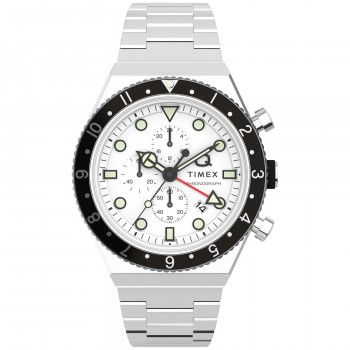 Timex® Chronograph 'Q Gmt' Men's Watch TW2V69900