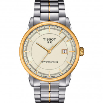 Tissot® Analogue 'Luxury Powermatic 80' Men's Watch T0864072226100
