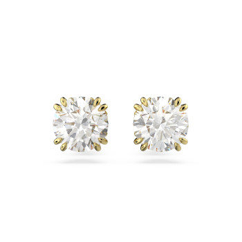 Swarovski® 'Constella' Women's Gold Plated Metal Stud Earrings - Gold 5642595
