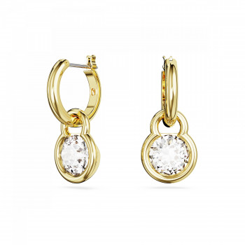 Swarovski® 'Dextera' Women's Gold Plated Metal Drop Earrings - Gold 5666023