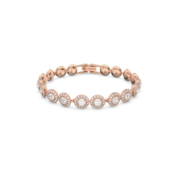 Swarovski® 'Angelic' Women's Gold Plated Metal Bracelet - Rose 5240513
