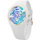 Ice Watch® Analogue 'Ice Flower - Turquoise Leaves' Women's Watch (Medium) 020517