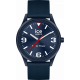 Ice Watch® Analogue 'Ice Solar Power - Casual Blue Red' Unisex's Watch (Medium) 020605
