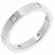Orphelia® Women's Whitegold 18C Ring - Silver RD-33330/1