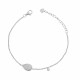 Women's Sterling Silver Bracelet - Silver ZA-7051