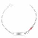 Orphelia® 'Megane' Child's Sterling Silver Bracelet - Silver ZA-7136