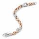 Women's Sterling Silver Bracelet - Rose ZA-7160