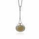 Orphelia® 'Felicia' Women's Sterling Silver Chain with Pendant - Silver ZH-7046