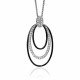 Orphelia® Women's Sterling Silver Chain with Pendant - Silver ZH-7068