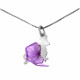 Orphelia® 'Celinia' Child's Sterling Silver Chain with Pendant - Silver ZH-7134