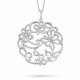 Orphelia® Women's Sterling Silver Chain with Pendant - Silver ZH-7214