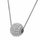 Women's Sterling Silver Chain with Pendant - Silver ZH-7235