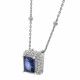 Orphelia® 'Jackie' Women's Sterling Silver Chain with Pendant - Silver ZH-7237/SA