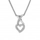 Orphelia® Women's Sterling Silver Chain with Pendant - Silver ZH-7361