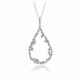 Women's Sterling Silver Chain with Pendant - Silver ZH-7424