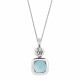 Orphelia® 'Anat' Women's Sterling Silver Chain with Pendant - Silver ZH-7467