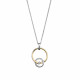Orphelia® 'Antoine' Women's Sterling Silver Chain with Pendant - Silver/Gold ZH-7503/1