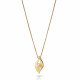 Orphelia® 'Milan' Women's Sterling Silver Chain with Pendant - Gold ZH-7519/G