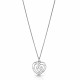 'Euphoria' Women's Sterling Silver Chain with Pendant - Silver ZH-7522