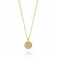 Orphelia® 'Bella' Women's Sterling Silver Chain with Pendant - Gold ZH-7565/G