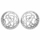 'Blair' Women's Sterling Silver Stud Earrings - Silver ZO-7089
