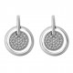 Orphelia® 'Alekszandra' Women's Sterling Silver Drop Earrings - Silver ZO-7354