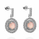 Orphelia® 'Rivera' Women's Sterling Silver Drop Earrings - Silver ZO-7481/PC