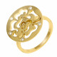 Orphelia® Women's Sterling Silver Ring - Gold ZR-7079/2