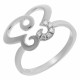 Orphelia® Women's Sterling Silver Ring - Silver ZR-7088
