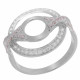 Orphelia® Women's Sterling Silver Ring - Silver ZR-7095